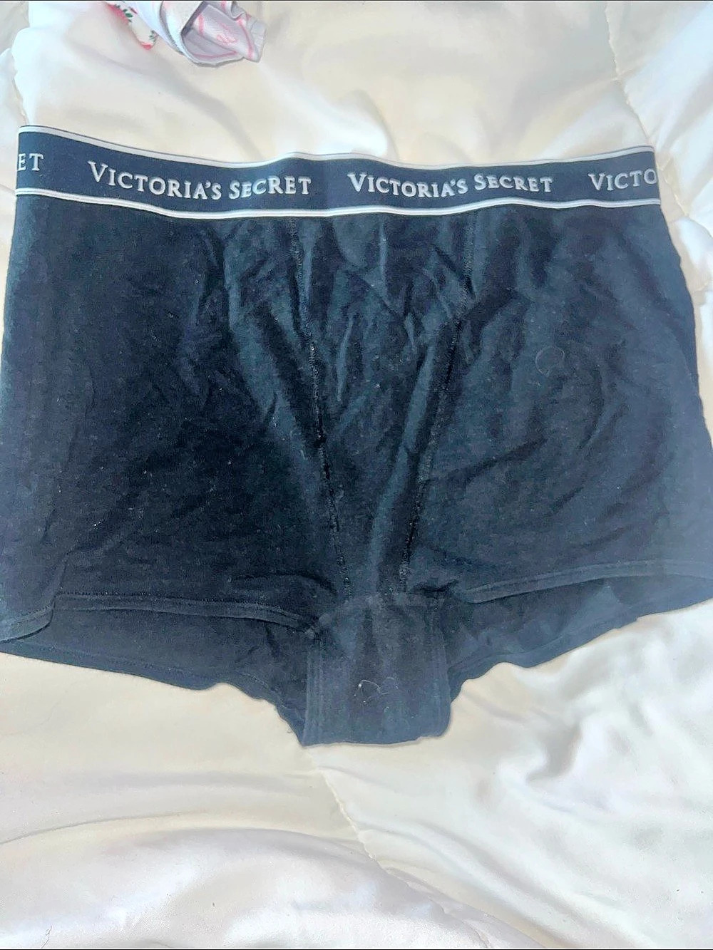 Victoria's Secret High-Waist Boy Short Black Medium